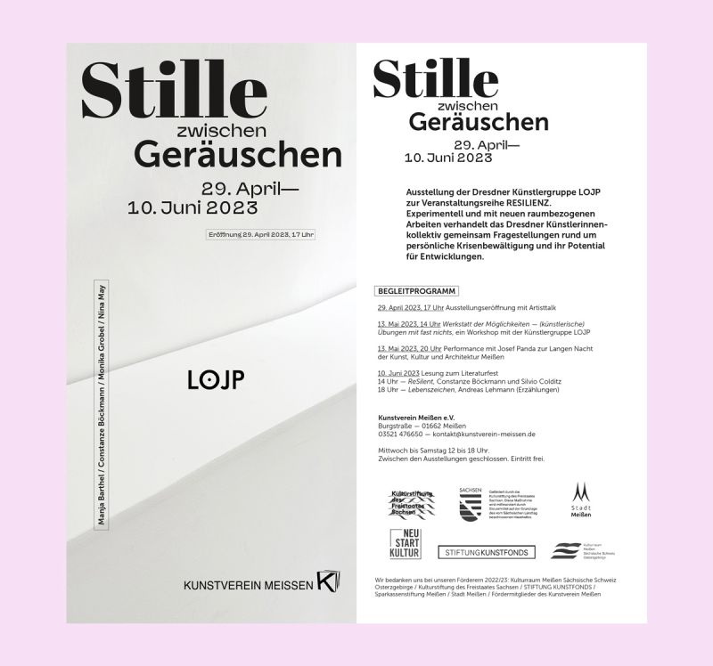 Flyer / Ausstellung / Kunstverein Meißen