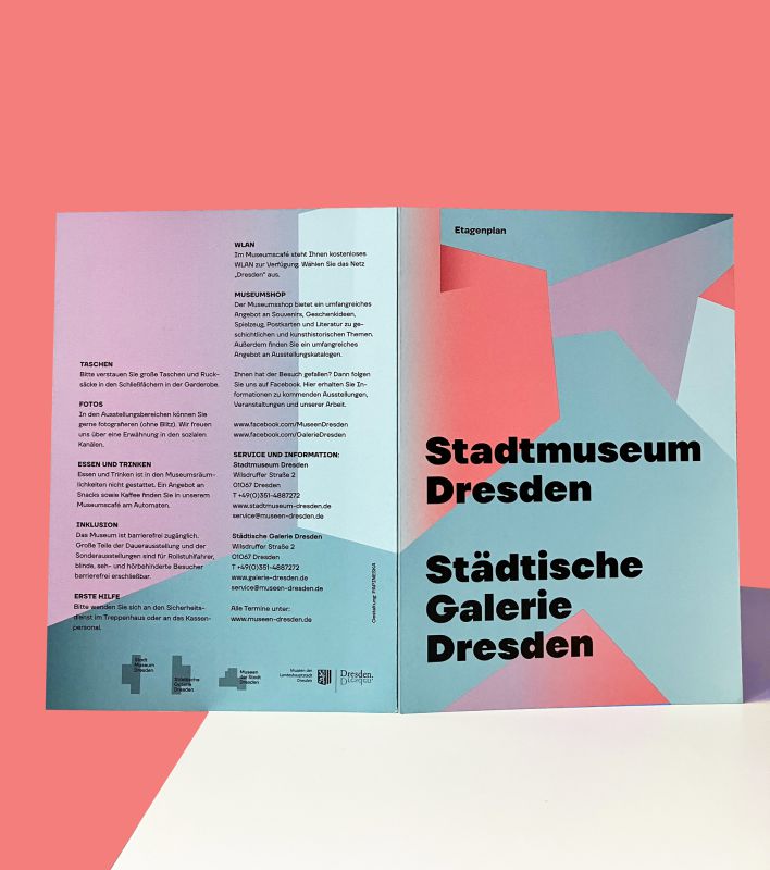 Etagenplan / Flyer / Museen der Stadt Dresden