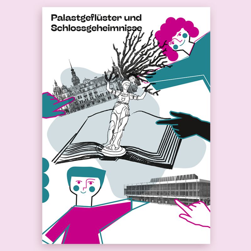 Postkartengestaltung und Illustration / Städtische Bibliotheken Dresden