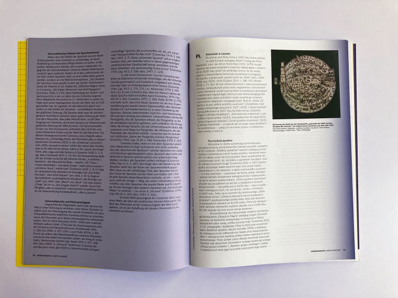 Zeitschrift Polonus / Innenseiten / Gestaltung und Satz