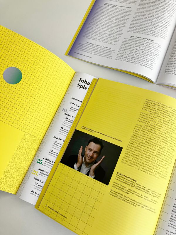 Zeitschrift Polonus / Gestaltung / Satz