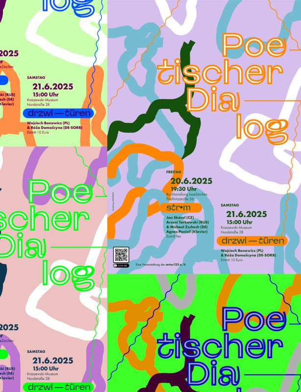 Poetischer Dialog, Lesungen / Plakatgestaltung