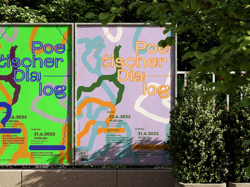 Poetischer Dialog, Lesungen / Plakatgestaltung