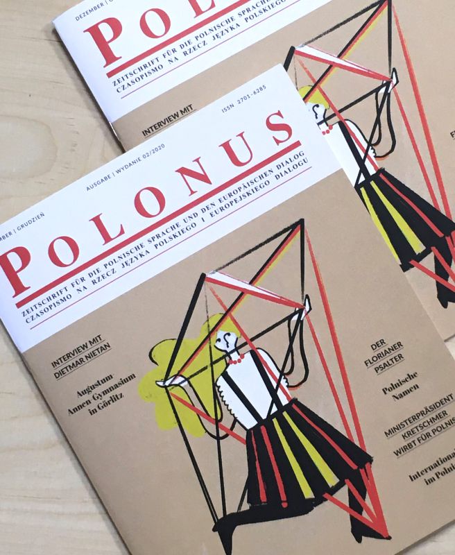 Zeitschrift Polonus /Gestaltung, Satz und Illustrationen