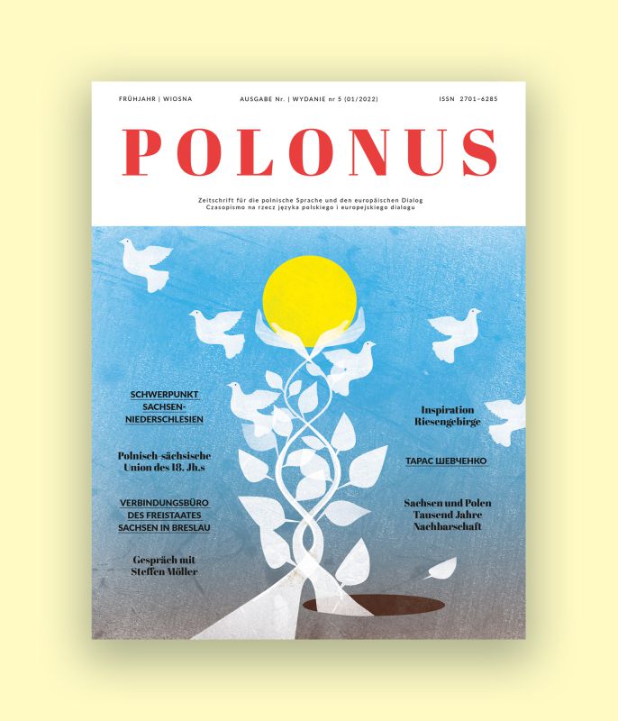 Zeitschrift Polonus / Gestaltung Satz Illustrationen
