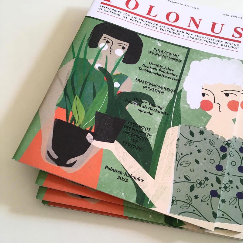 Gestaltung und Illustrationen Zeitschrift Polonus